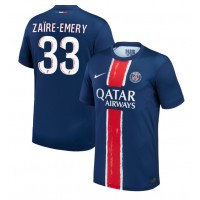 Paris Saint-Germain Warren Zaire-Emery #33 Hjemmedrakt 2024-25 Kortermet